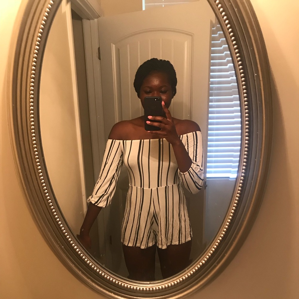 Striped Romper ⚡️